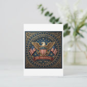 Amerika's 250e Versie 3 Briefkaart (Staand voorkant)