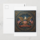 Amerika's 250e Versie 3 Briefkaart (Voorkant / Achterkant)