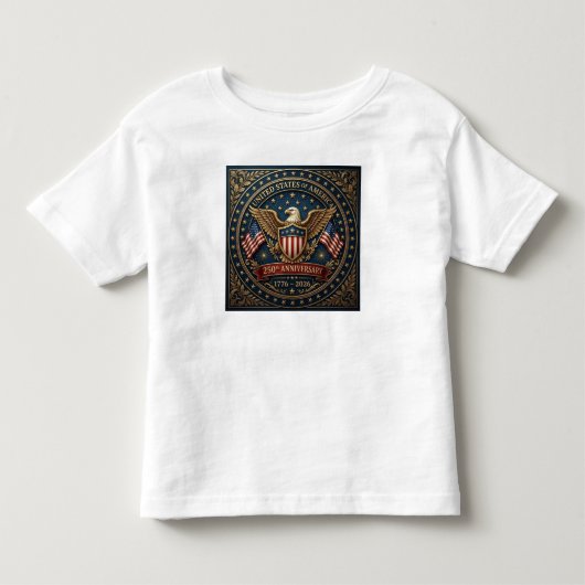 Amerika's 250e Versie 3 Kinder Shirts (Voorkant)