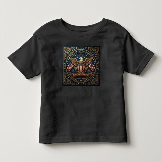 Amerika's 250e Versie 3 Kinder Shirts (Voorkant)