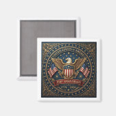 Amerika's 250e Versie 3 Magneet (Voorkant / Achterkant)