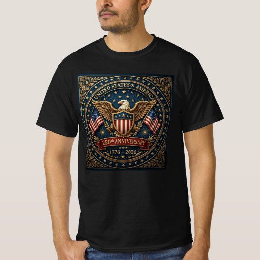 Amerika's 250e Versie 3 T-shirt (Voorkant)