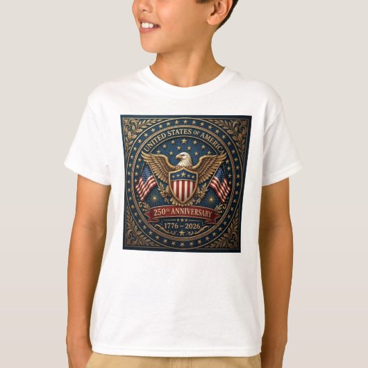 Amerika's 250e Versie 3 T-shirt (Voorkant)
