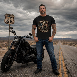 Amerika's 250e Vrijheidsrit Motorrijder T-shirt