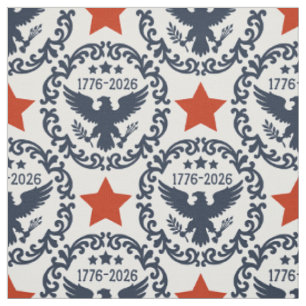 Amerika's 250ste Heritage Eagle & Stars Rode Marin Stof