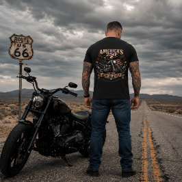 Amerika's 250ste Patriottische Motorrijder T-shirt