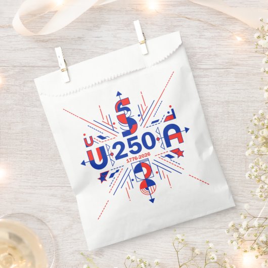 Amerika's 250ste verjaardag bedankzakje (Geknipt)