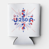 Amerika's 250ste verjaardag blikjeskoeler (Voorkant)