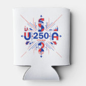 Amerika's 250ste verjaardag blikjeskoeler (Achterkant)