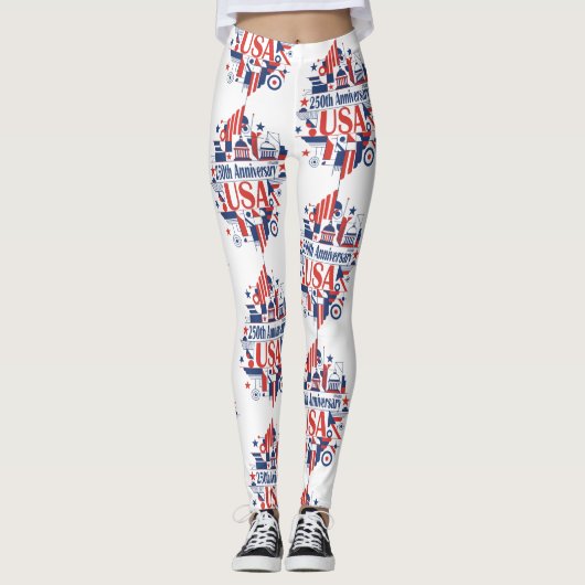Amerika's 250ste verjaardag leggings (Voorkant)