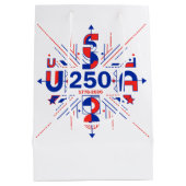 Amerika's 250ste verjaardag medium cadeauzakje (Achterkant)