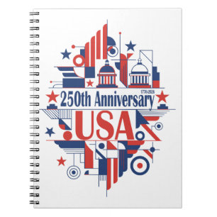 Amerika's 250ste verjaardag notitieboek