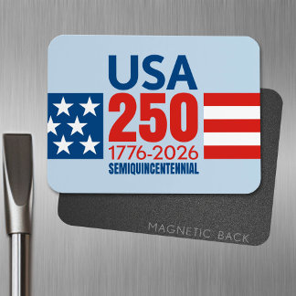 Amerika's 250ste verjaardag - Stars Stripes USA 25 Magneet
