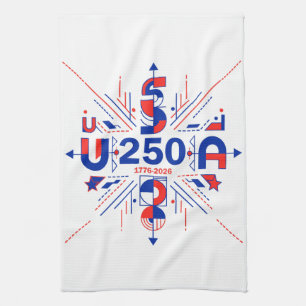 Amerika's 250ste verjaardag theedoek