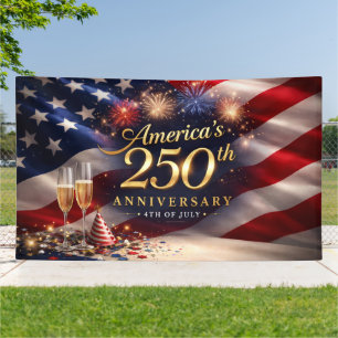 Amerika's 250ste Verjaardagsbanner Spandoek