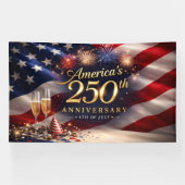 Amerika's 250ste Verjaardagsbanner Spandoek (Horizontaal)