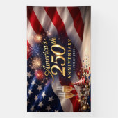 Amerika's 250ste Verjaardagsbanner Spandoek (Verticaal)