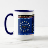 Amerika's 250ste Viering Patriottische Mok (Links)