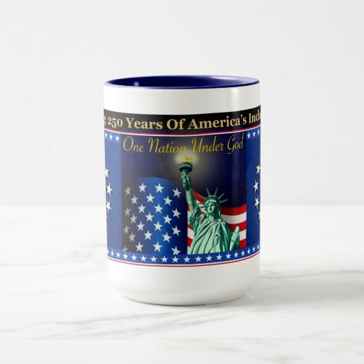 Amerika's 250ste Viering Patriottische Mok (Midden)