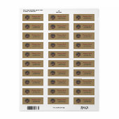 Amerika's 250ste Viering Retouradreslabel Etiket (Full Sheet)
