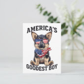 Amerika's Beste Herder Briefkaart (Staand voorkant)