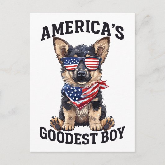 Amerika's Beste Herder Briefkaart (Voorkant)