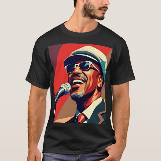 Amerika's beste legendarische zanger t-shirt (Voorkant)