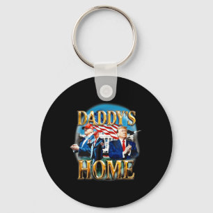 Amerika's Ck Daddy's Home Trump Daddy Shirt Sleutelhanger