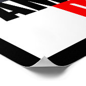 "Amerika's demise" Poster (Hoek)