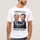 Amerika's Dream Team 2024 Trump Rally T-shirt (Voorkant)