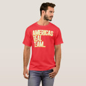 Amerika's echte team t-shirt (Voorkant volledig)