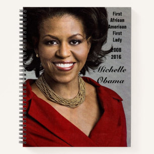AMERIKAS EERSTE LADY, MICHELLE OBAMA NOTITIEBOEK