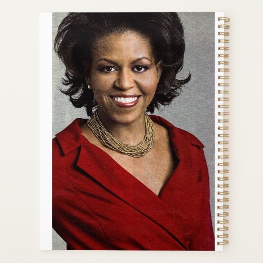 AMERIKAS EERSTE LADY, MICHELLE OBAMA PLANNER (Achterkant)