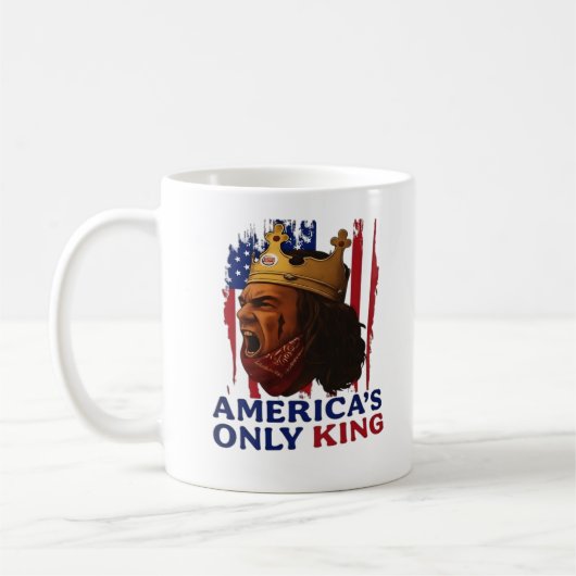 Amerika's Enige Koning Koffiemok (Links)