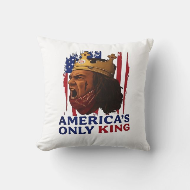 Amerika's Enige Koning Kussen (Voorkant)