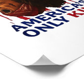 Amerika's Enige Koning Poster (Hoek)