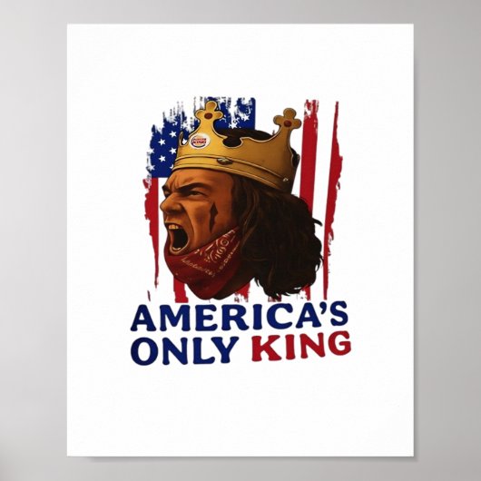 Amerika's Enige Koning Poster (Voorkant)