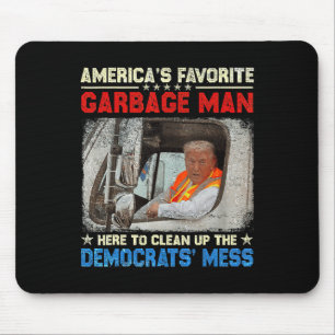 Amerika's favoriete Garge Man Trump rijdt in Garge Muismat
