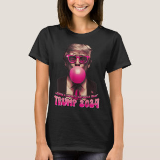 Amerika's favoriete veroordeelde Felon Pink Trump  T-shirt