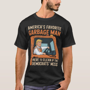 Amerika's Favoriete Vuilnisman Trump 45 47 VS T-shirt