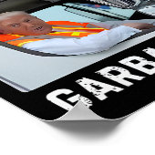 Amerika's favoriete vuilniswagen Man Trump Garbage Poster (Hoek)