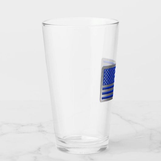 Amerika's First Responder Flag Glas (Rechts)