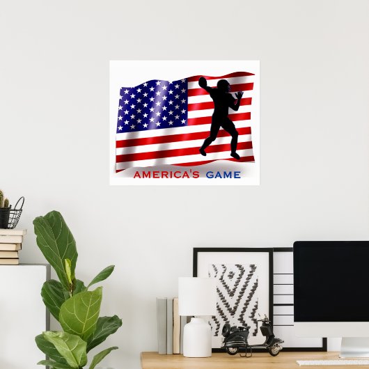 AMERIKA'S GAME POSTER (Thuiskantoor)