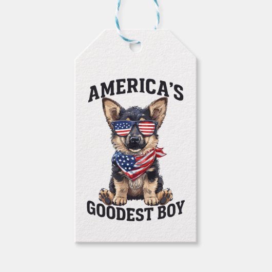 Amerika's Goedste Herder Cadeaulabel (Voorkant)