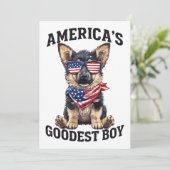 Amerika's Goedste Herder Kaart (Staand voorkant)