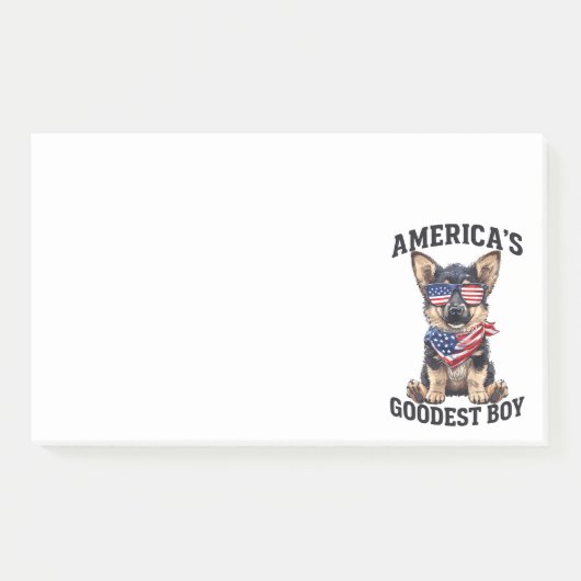 Amerika's Goedste Herder Post-it® Notes (Voorkant)