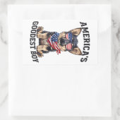 Amerika's Goedste Herder Rechthoekige Sticker (Tas)
