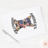 Amerika's Goedste Herder Rechthoekige Sticker (Envelop)