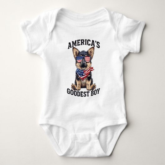 Amerika's Goedste Herdershond Romper (Voorkant)