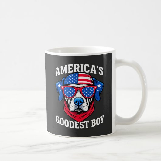 Amerika's Goedste Jongens Hond Koffiemok (Rechts)